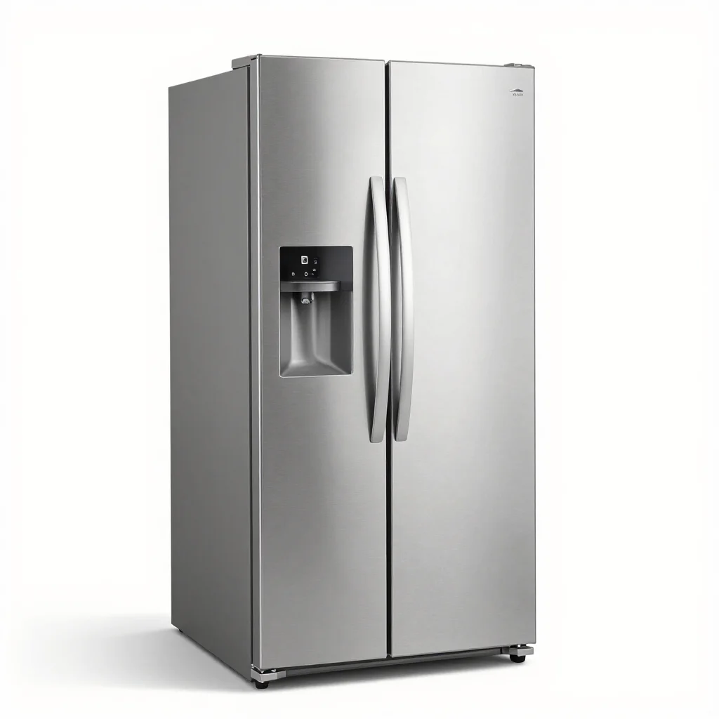 Technician repairing an open refrigerator in a home kitchen in Nalasopara